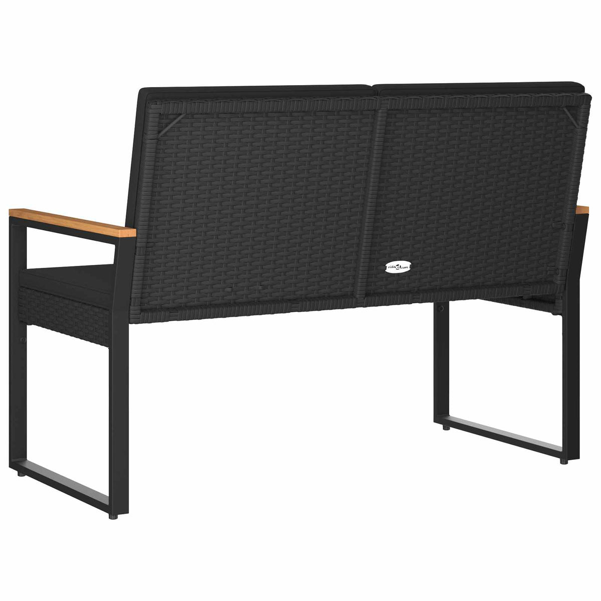 Venkovní Lavice 2 -Seater 107 X 61 X 80 Cm Polyratan