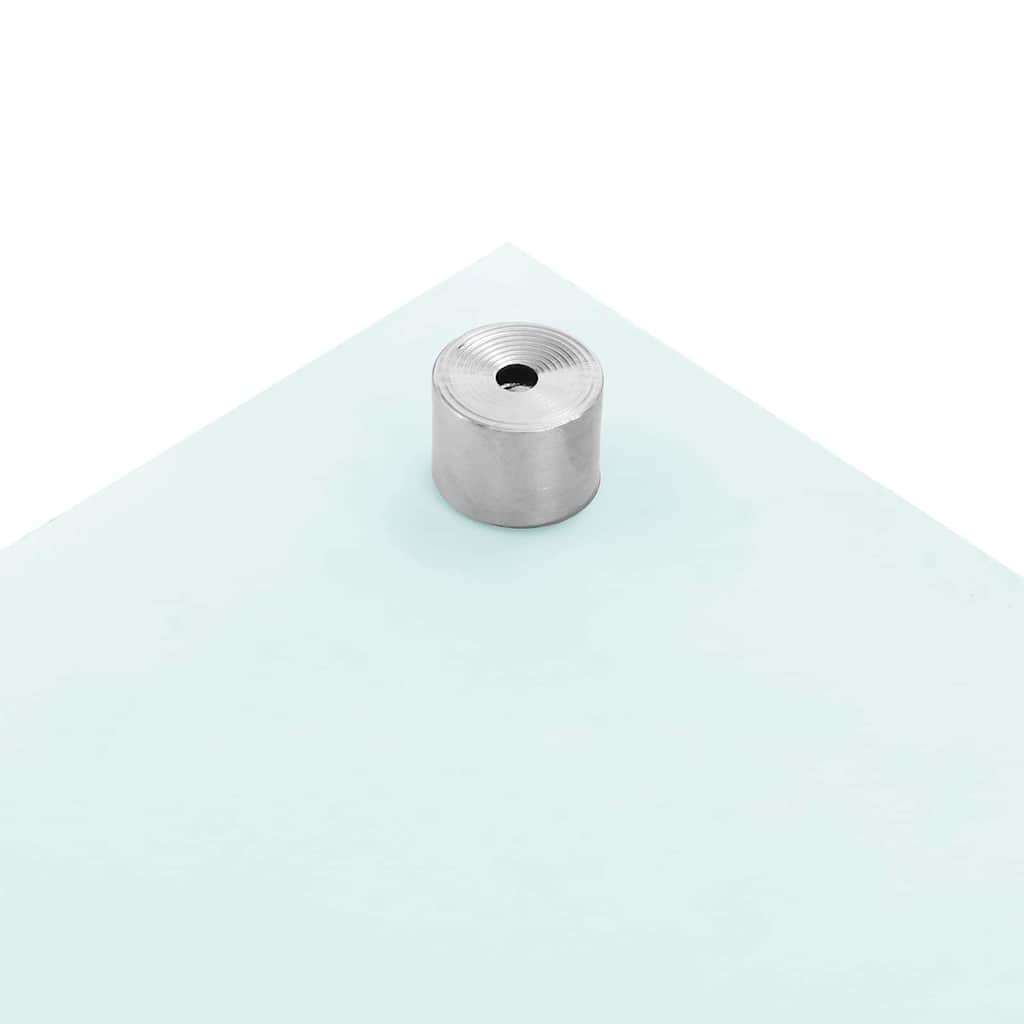 Kuchyňský Obklad 2 Ks Bílá 100 X 40 Cm Tvrzené Sklo