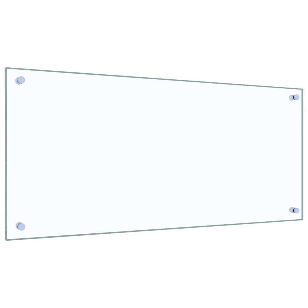 Kuchyňský Obklad 2 Ks Transparentní 90 X 40 Cm Tvrzené Sklo