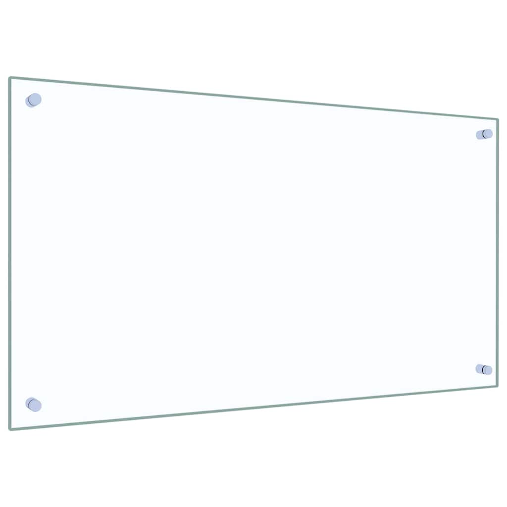 Kuchyňský Obklad 2 Ks Transparentní 90 X 50 Cm Tvrzené Sklo