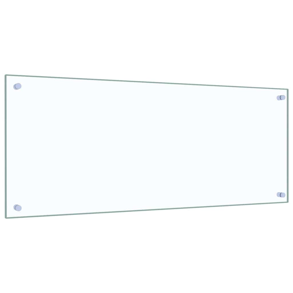 Kuchyňský Obklad 2 Ks Transparentní 100 X 40 Cm Tvrzené Sklo
