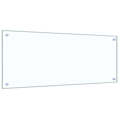 Kuchyňský Obklad 2 Ks Transparentní 100 X 40 Cm Tvrzené Sklo