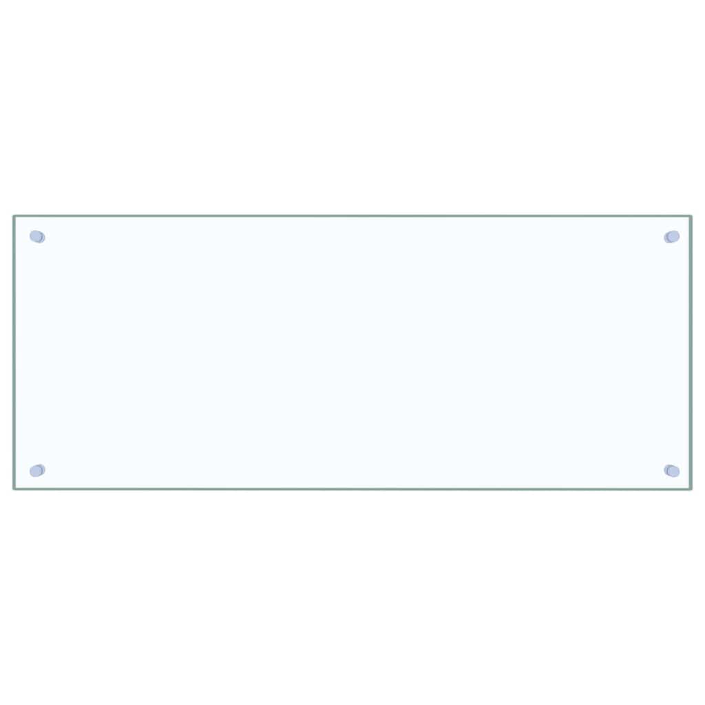 Kuchyňský Obklad 2 Ks Transparentní 100 X 40 Cm Tvrzené Sklo