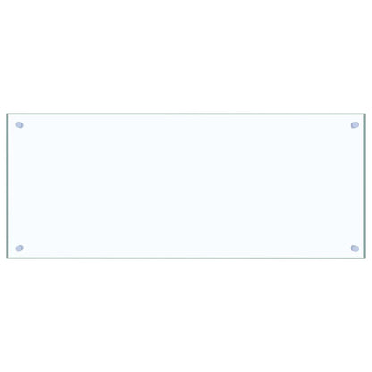 Kuchyňský Obklad 2 Ks Transparentní 100 X 40 Cm Tvrzené Sklo