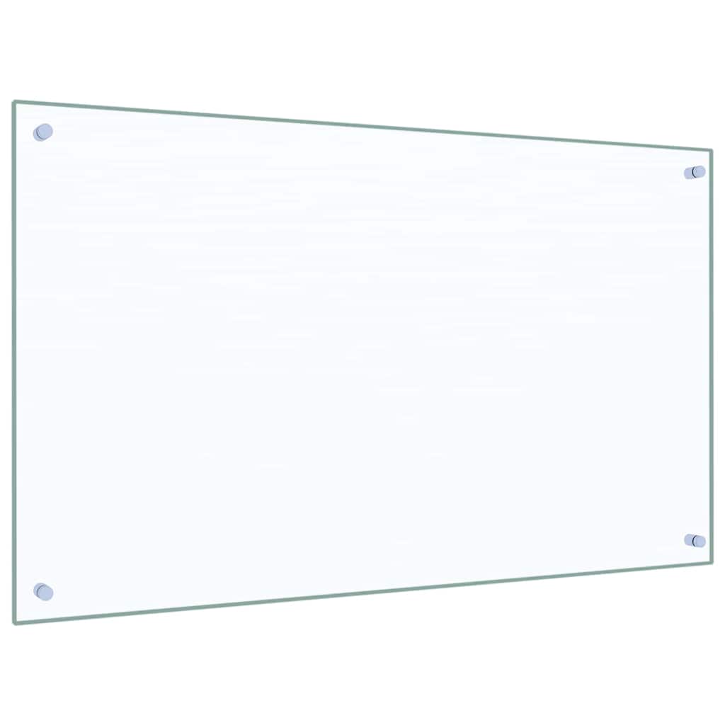Kuchyňský Obklad 2 Ks Transparentní 100 X 60 Cm Tvrzené Sklo