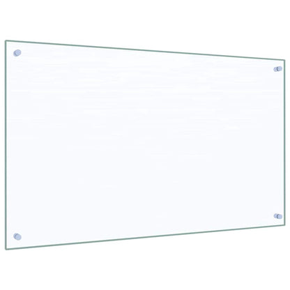 Kuchyňský Obklad 2 Ks Transparentní 100 X 60 Cm Tvrzené Sklo