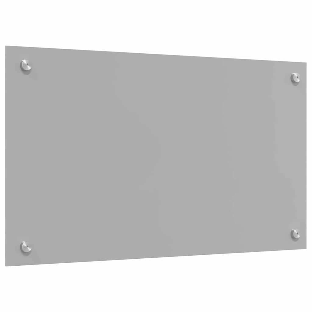 Kuchyňský Obklad 2 Ks Světle Šedá 70 X 40 Cm Tvrzené Sklo