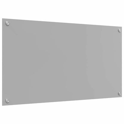 Kuchyňský Obklad 2 Ks Světle Šedá 90 X 50 Cm Tvrzené Sklo