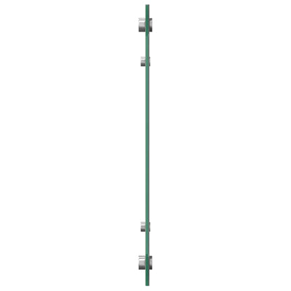 Kuchyňský Obklad 2 Ks Světle Šedá 100 X 40 Cm Tvrzené Sklo