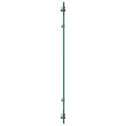 Kuchyňský Obklad 2 Ks Světle Šedá 100 X 50 Cm Tvrzené Sklo