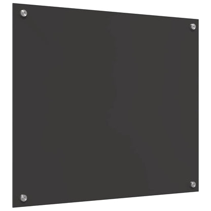 Kuchyňský Obklad 2 Ks Tmavě Šedá 70 X 60 Cm Tvrzené Sklo