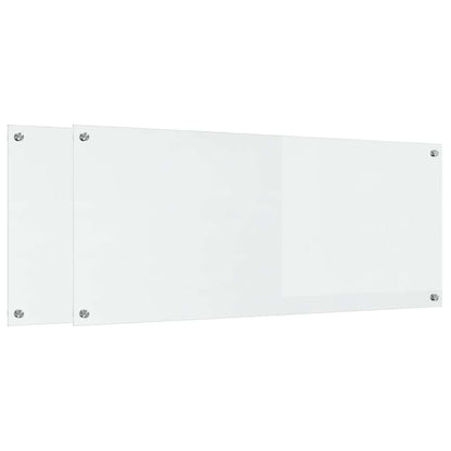 Kuchyňský Obklad 2 Ks Transparentní 120 X 50 Cm Tvrzené Sklo