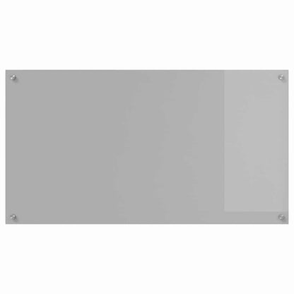 Kuchyňský Obklad 2 Ks Světle Šedá 110 X 60 Cm Tvrzené Sklo