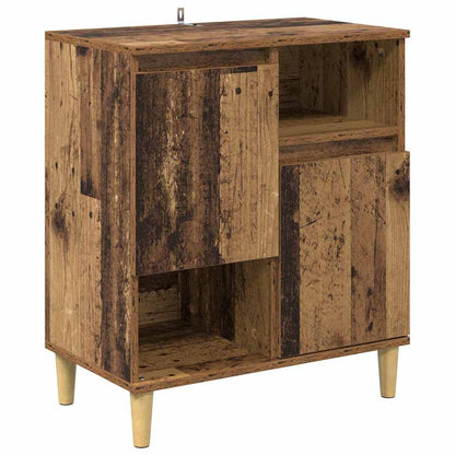 Konzole 3 Ks Staré Dřevo 60 X 35 X 70 Cm Kompozitní Dřevo