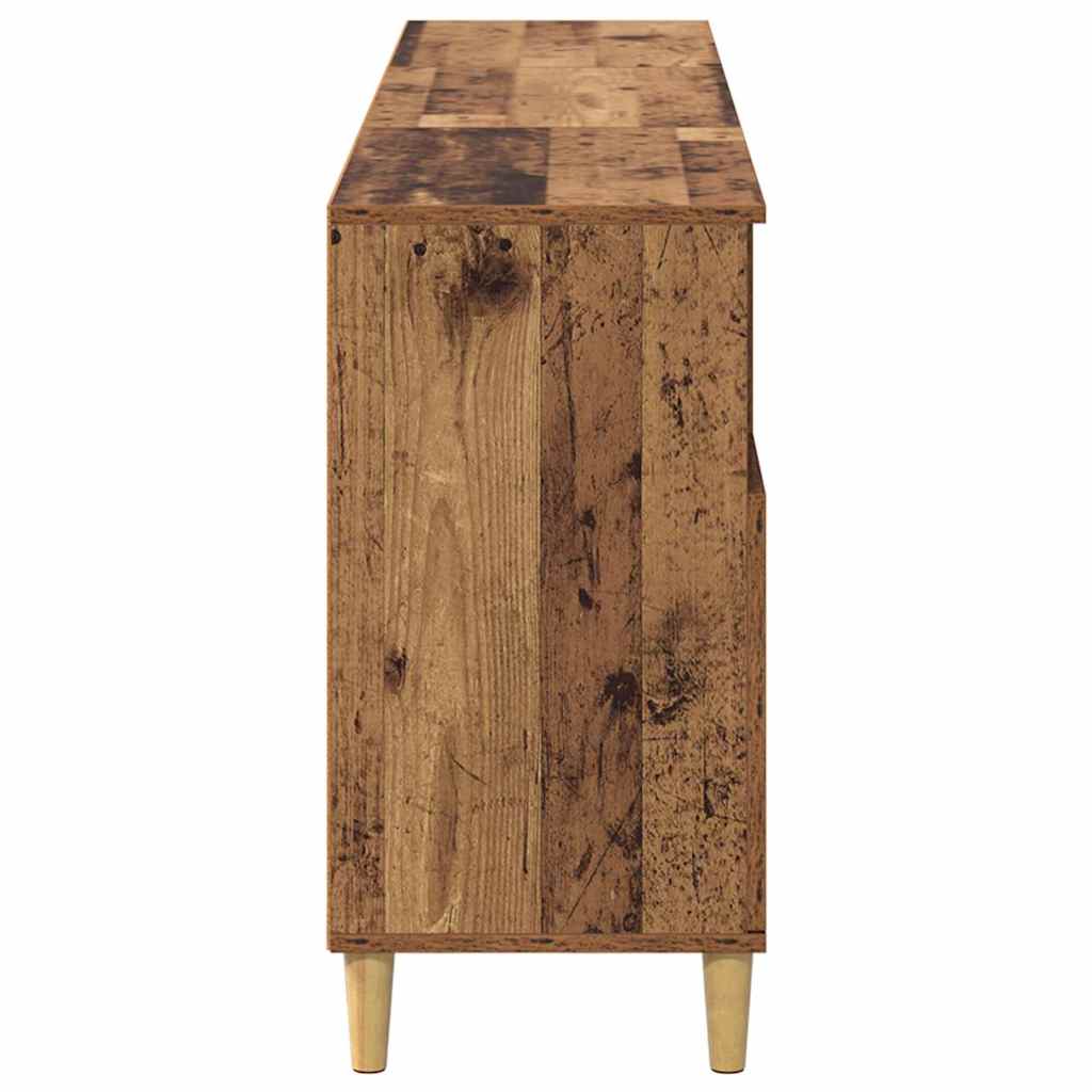 Konzole 3 Ks Staré Dřevo 60 X 35 X 70 Cm Kompozitní Dřevo