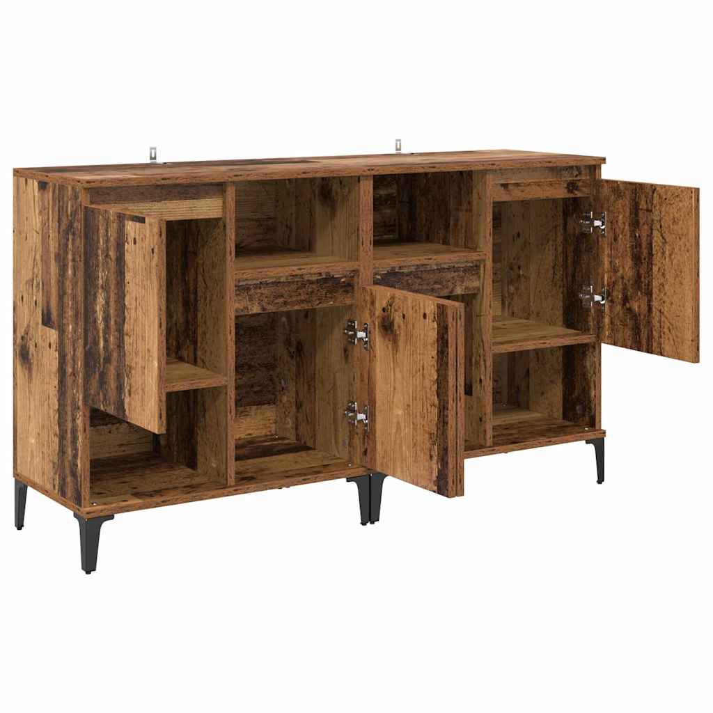 Konzole 2 Ks Staré Dřevo 60 X 35 X 70 Cm Kompozitní Dřevo