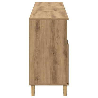Konzole 3 Ks Artisanový Dub 60 X 35 X 70 Cm Kompozitní Dřevo