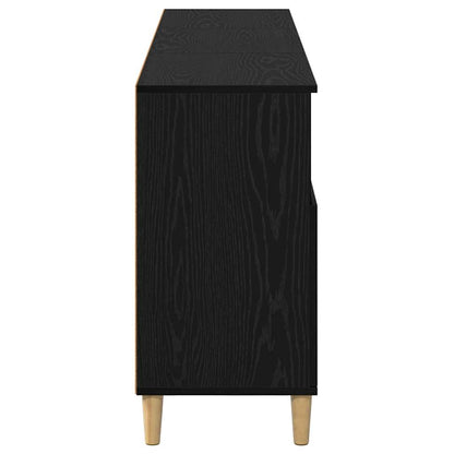 Konzole 3 Ks Černý Dub 60 X 35 X 70 Cm Kompozitní Dřevo