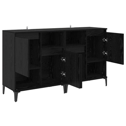 Konzole 2 Ks Černý Dub 60 X 35 X 70 Cm Kompozitní Dřevo