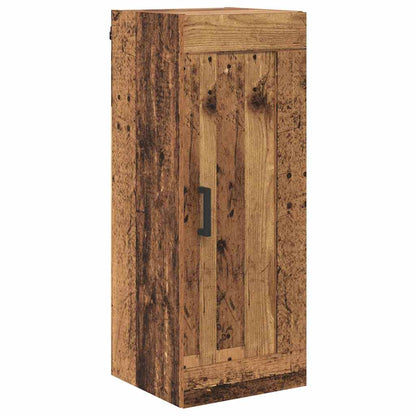 Vysoký Bufet Staré Dřevo 34,5 X 34 X 180 Cm Kompozitní Dřevo