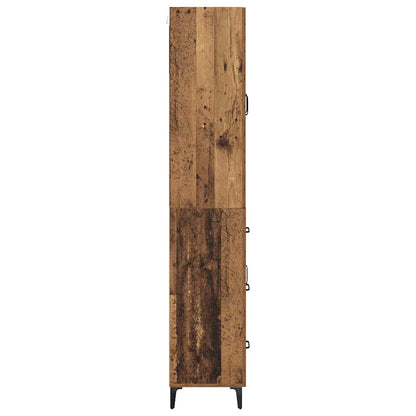 Vysoký Bufet 69,5 X 34 X 180 Cm Kompozitní Dřevo