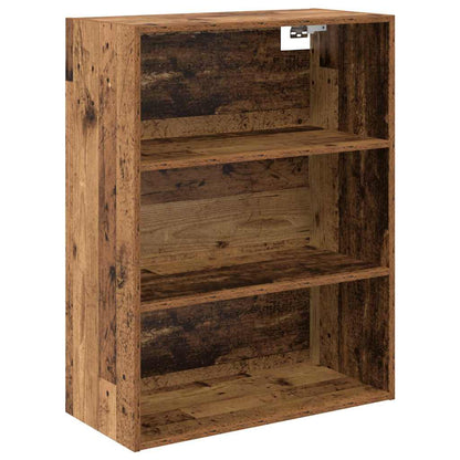 Vysoký Bufet Staré Dřevo 69,5 X 32,5 X 180 Cm Kompozitní Dřevo