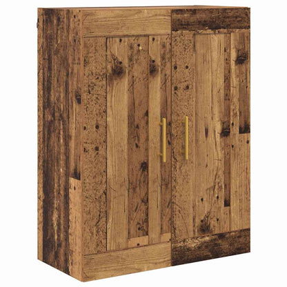 Vysoký Bufet Staré Dřevo 69,5 X 34 X 180 Cm Kompozitní Dřevo