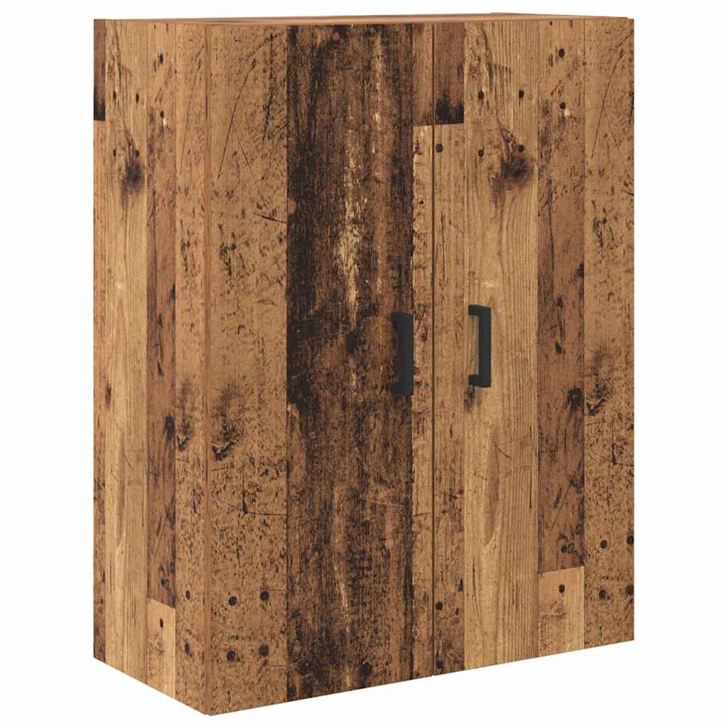 Vysoký Bufet Staré Dřevo 69,5 X 34 X 180 Cm Kompozitní Dřevo