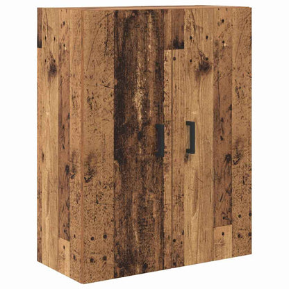 Vysoký Bufet Staré Dřevo 69,5 X 34 X 180 Cm Kompozitní Dřevo