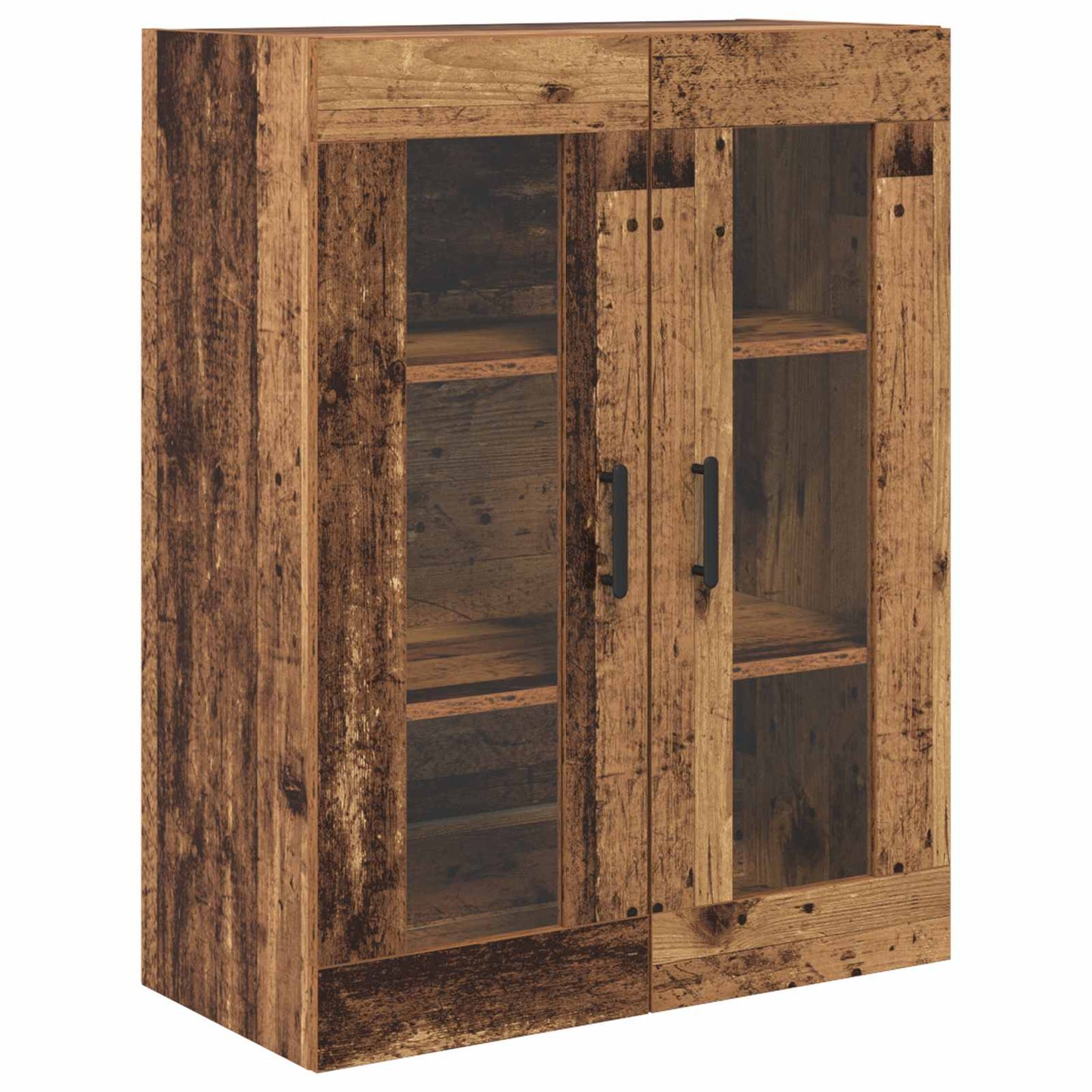 Vysoký Bufet Staré Dřevo 69,5 X 34 X 180 Cm Kompozitní Dřevo