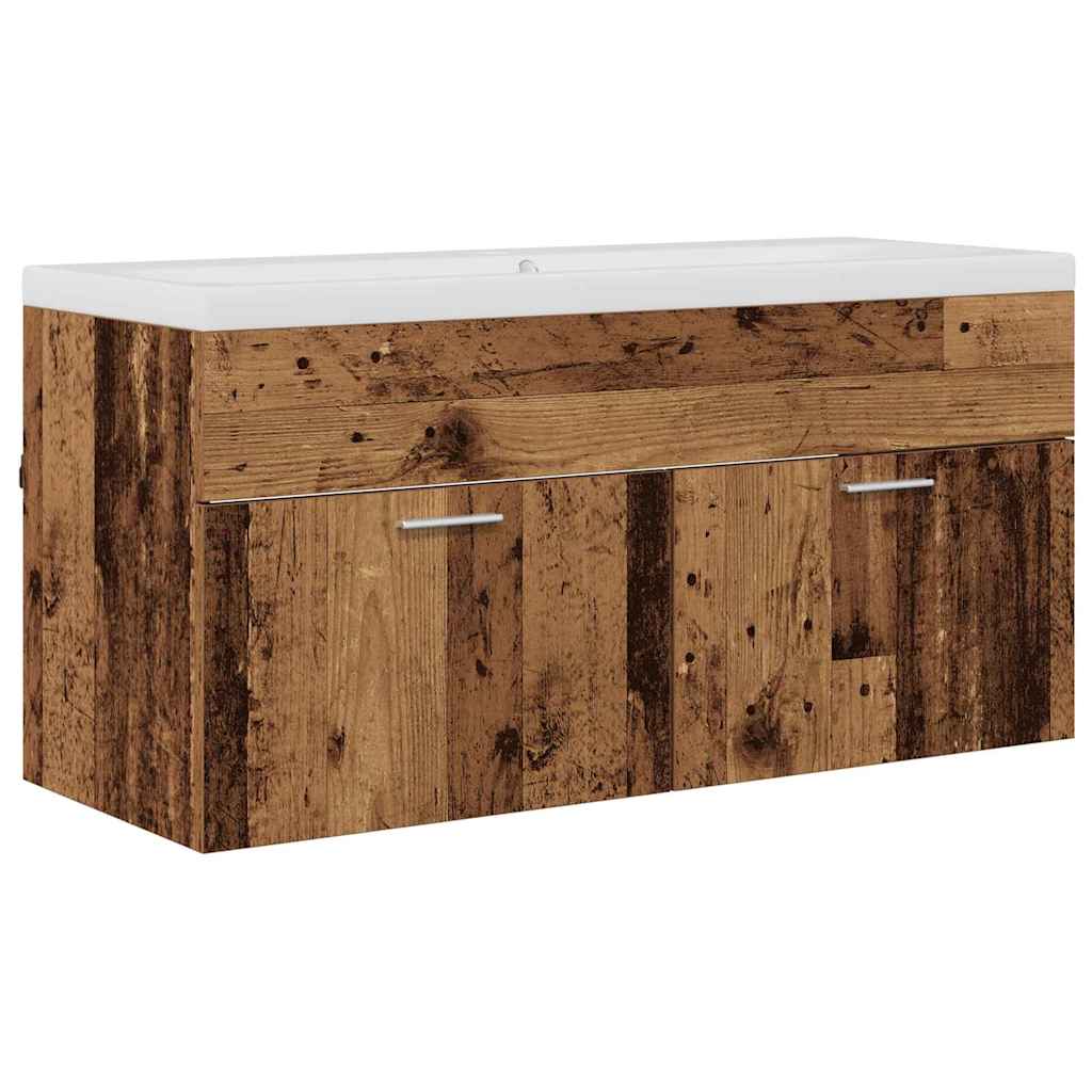 Koupelnová Skříň Staré Dřevo 100 X 38,5 X 46 Cm