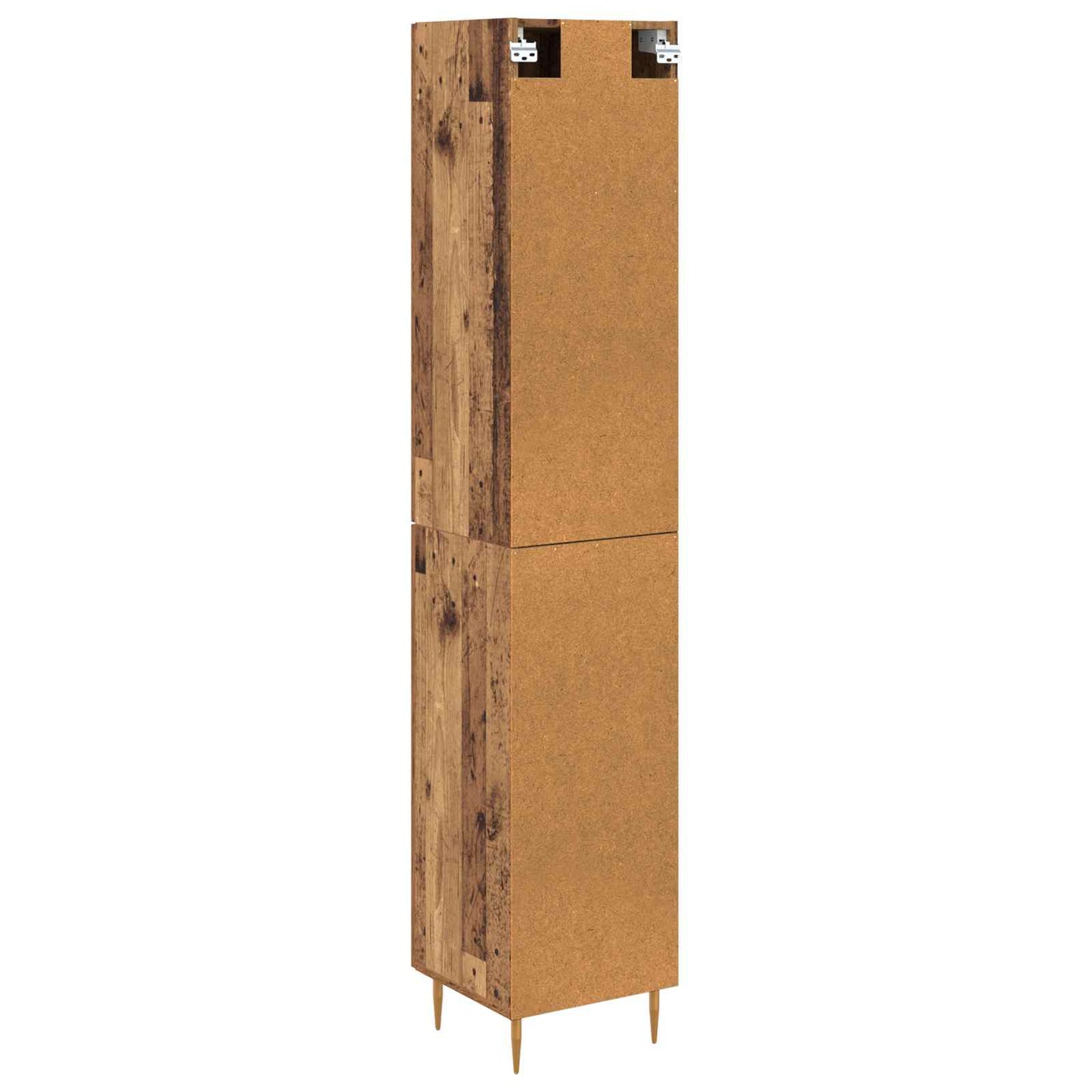 Vysoký Bufet 2 Ks Staré Dřevo 34,5 X 34 X 180 Cm