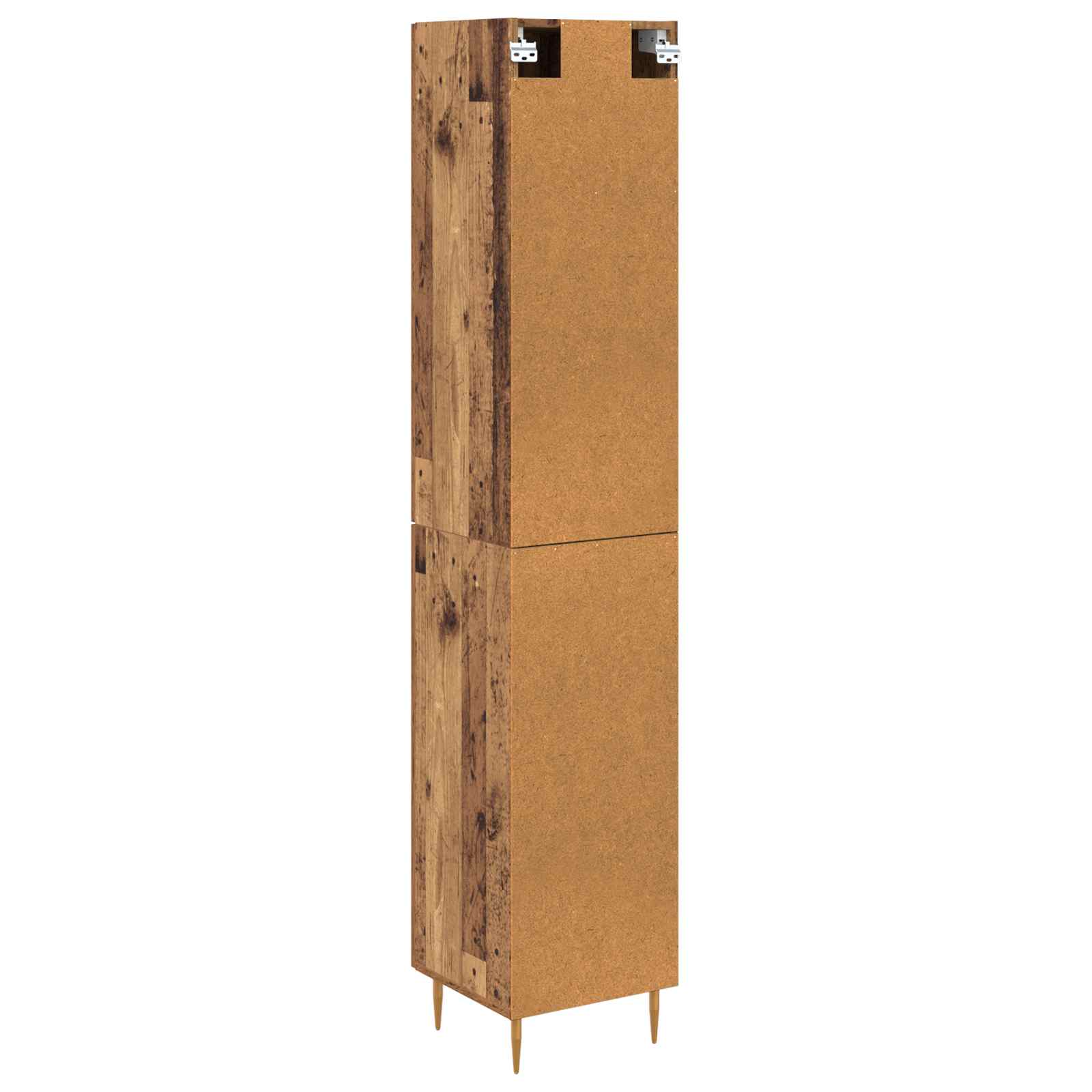 Vysoký Bufet 2 Ks Staré Dřevo 34,5 X 34 X 180 Cm