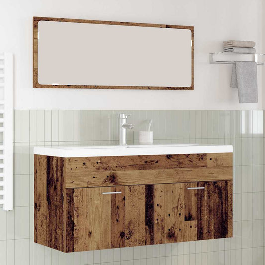 Koupelnová Skříň Staré Dřevo 100 X 38,5 X 46 Cm