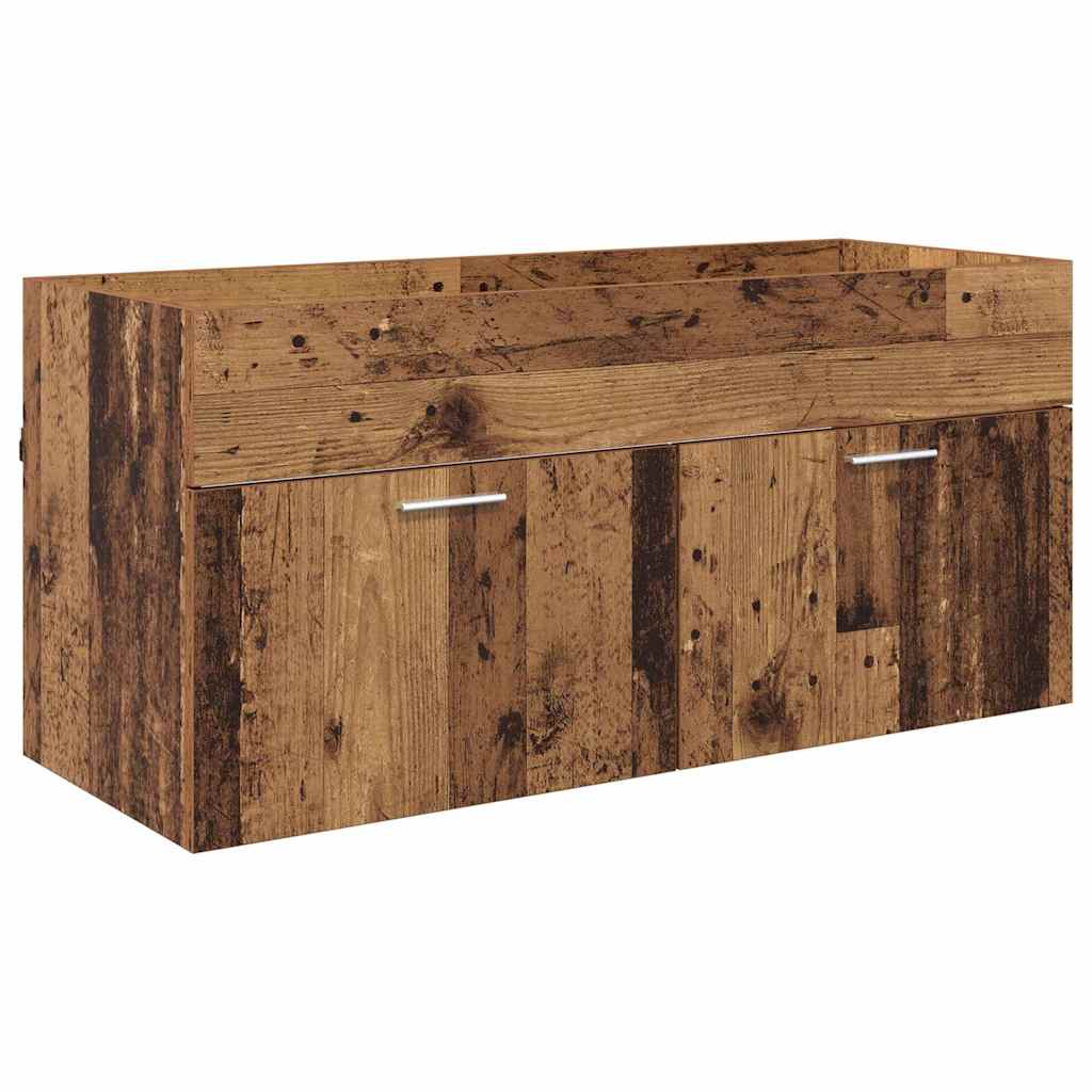 Koupelnová Skříň Staré Dřevo 100 X 38,5 X 46 Cm