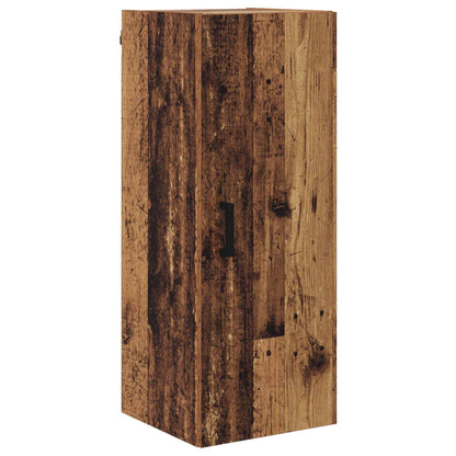 Vysoký Bufet Staré Dřevo 34,5 X 34 X 180 Cm Kompozitní Dřevo