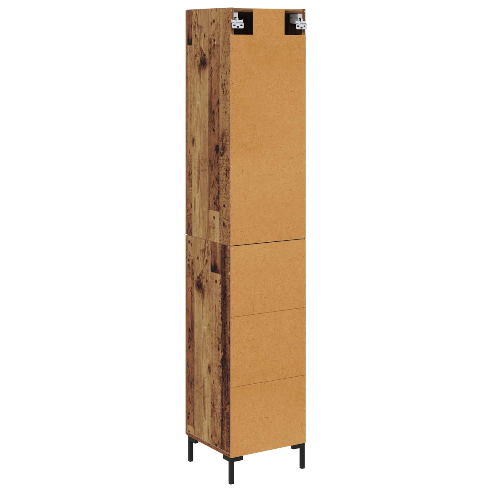Vysoký Bufet Staré Dřevo 34,5 X 34 X 180 Cm Kompozitní Dřevo