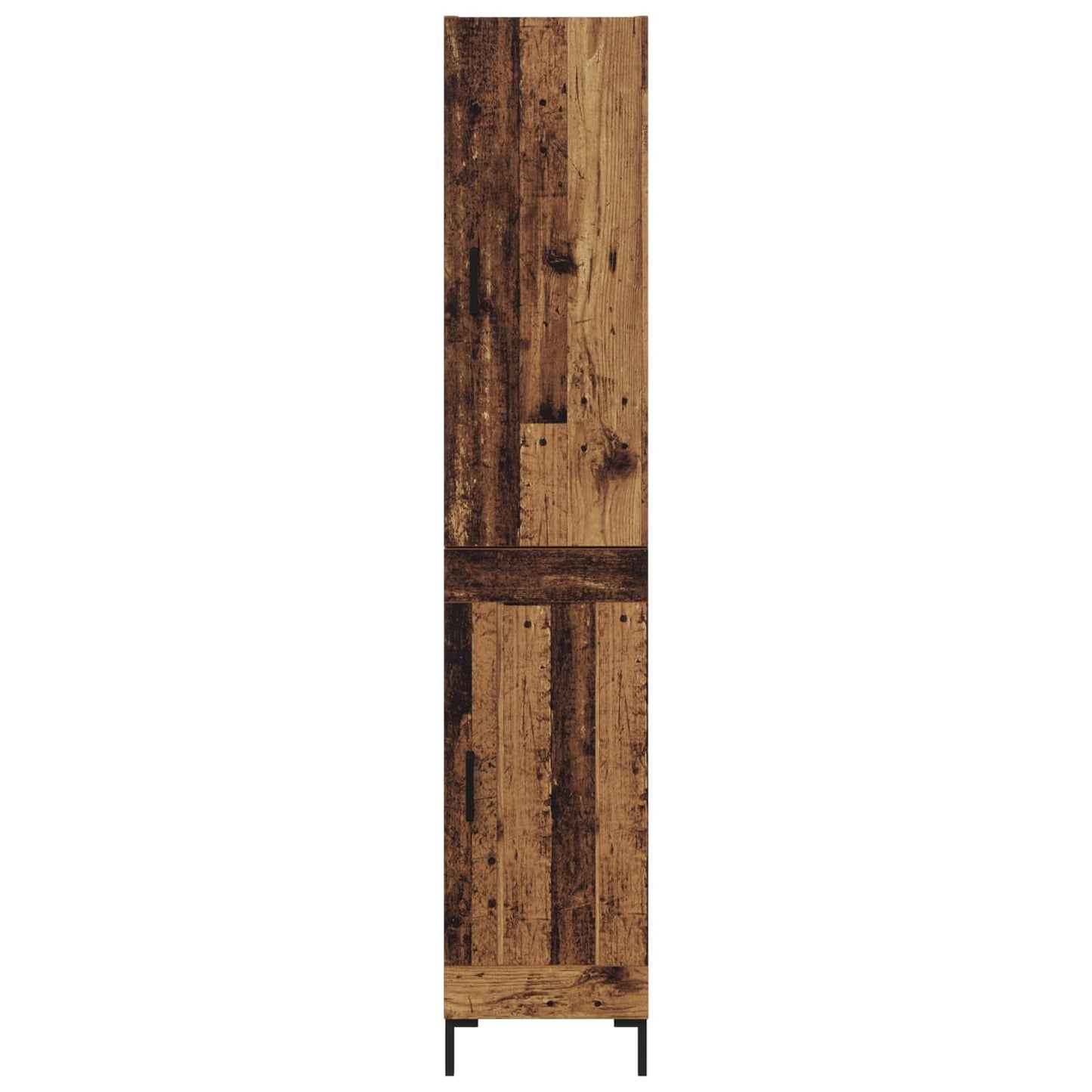 Vysoký Bufet Staré Dřevo 34,5 X 34 X 180 Cm Kompozitní Dřevo