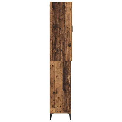 Vysoký Bufet 69,5 X 34 X 180 Cm Kompozitní Dřevo