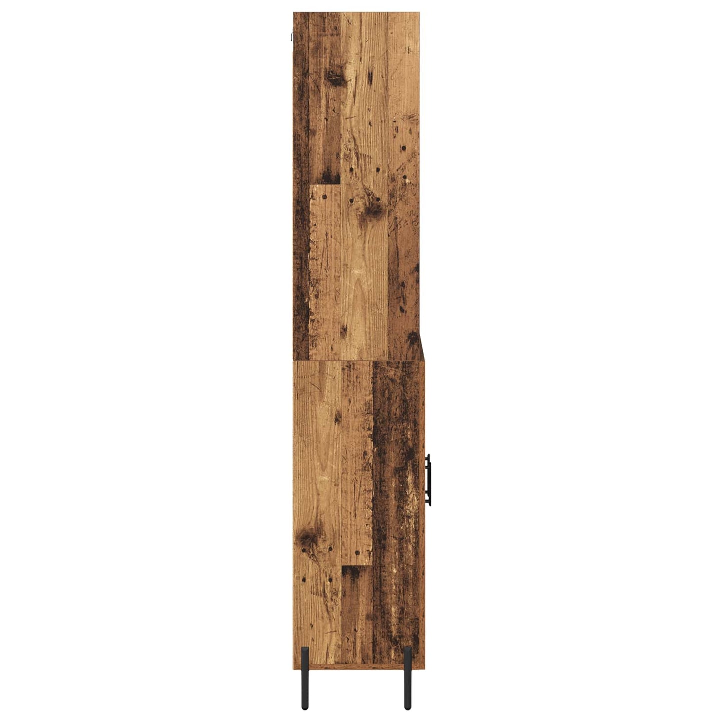 Vysoký Bufet Staré Dřevo 69,5 X 32,5 X 180 Cm Kompozitní Dřevo