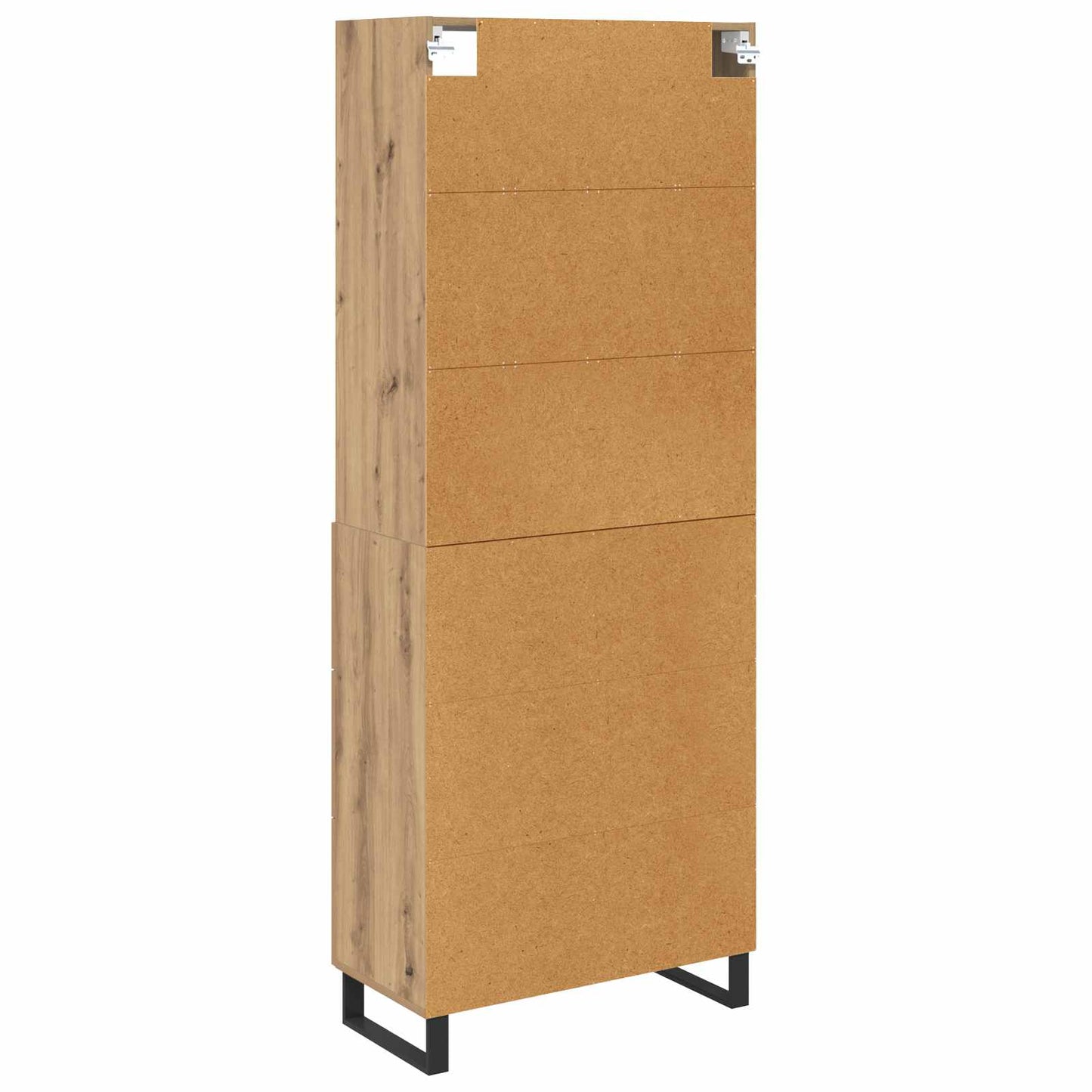 Vysoký Bufet 2 Ks Artisanový Dub 69,5 X 34 X 180 Cm