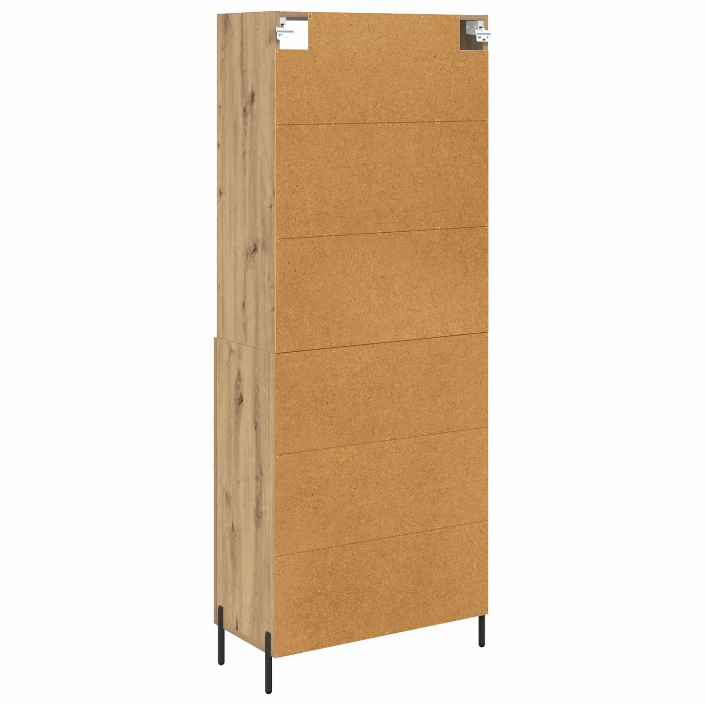 Vysoký Bufet Artisanový Dub 69,5 X 32,5 X 180 Cm