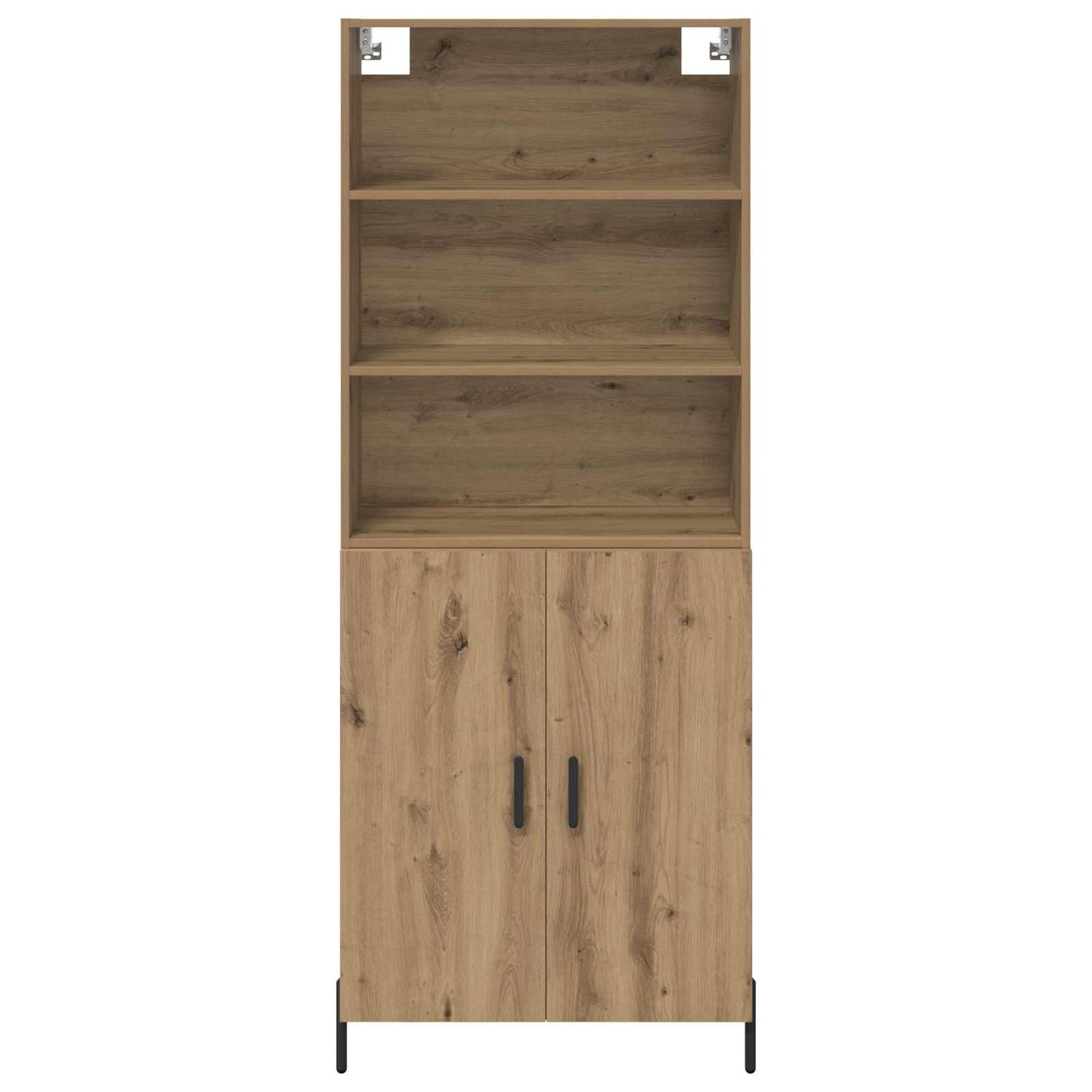 Vysoký Bufet Artisanový Dub 69,5 X 32,5 X 180 Cm