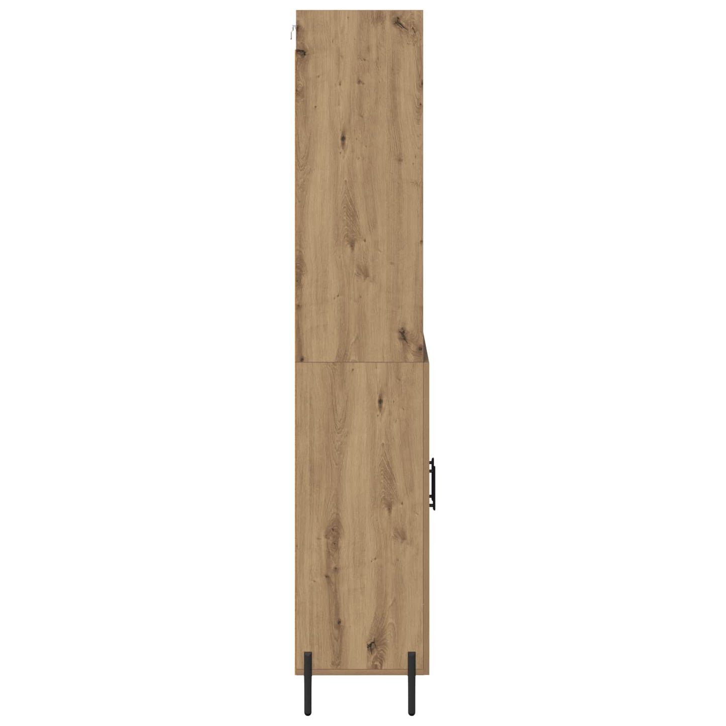 Vysoký Bufet Artisanový Dub 69,5 X 32,5 X 180 Cm