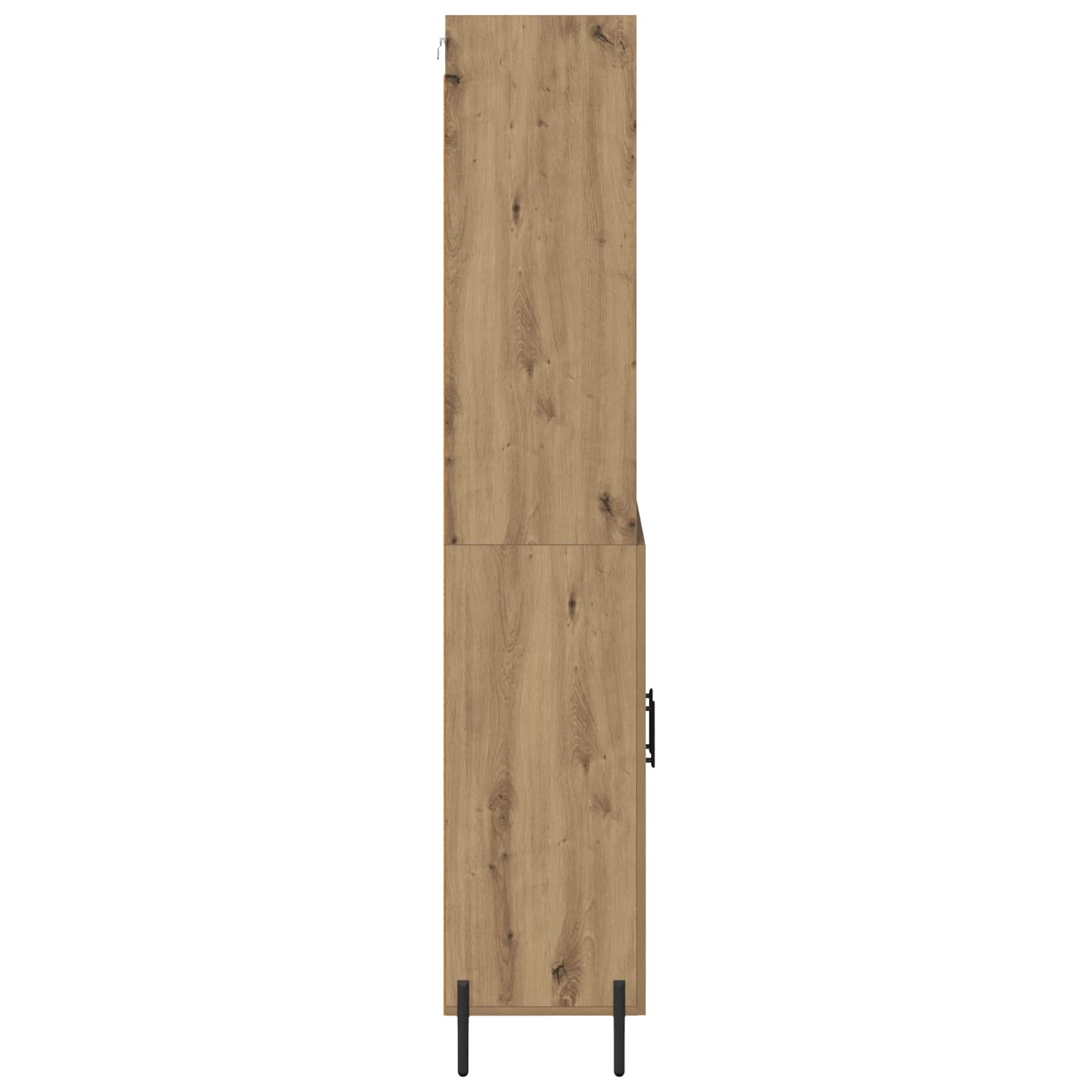 Vysoký Bufet Artisanový Dub 69,5 X 32,5 X 180 Cm