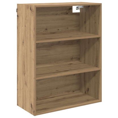 Vysoký Bufet Artisanový Dub 69,5 X 34 X 180 Cm Kompozitní Dřevo