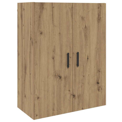 Vysoký Bufet Artisanový Dub 69,5 X 34 X 180 Cm Kompozitní Dřevo
