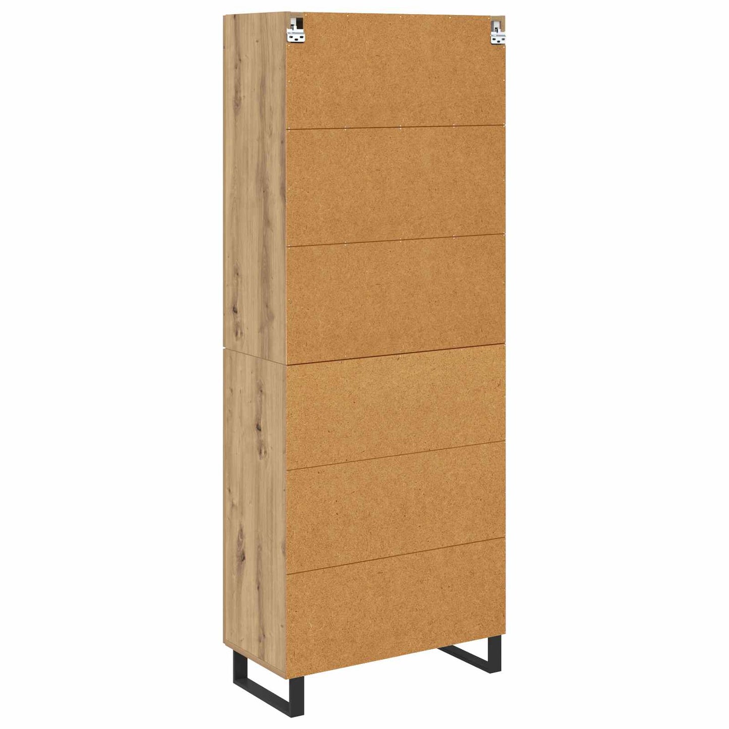 Vysoký Bufet 2 Ks Artisanový Dub 69,5 X 34 X 180 Cm
