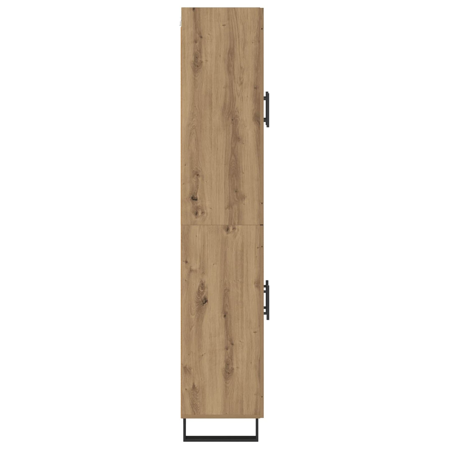 Vysoký Bufet 2 Ks Artisanový Dub 69,5 X 34 X 180 Cm