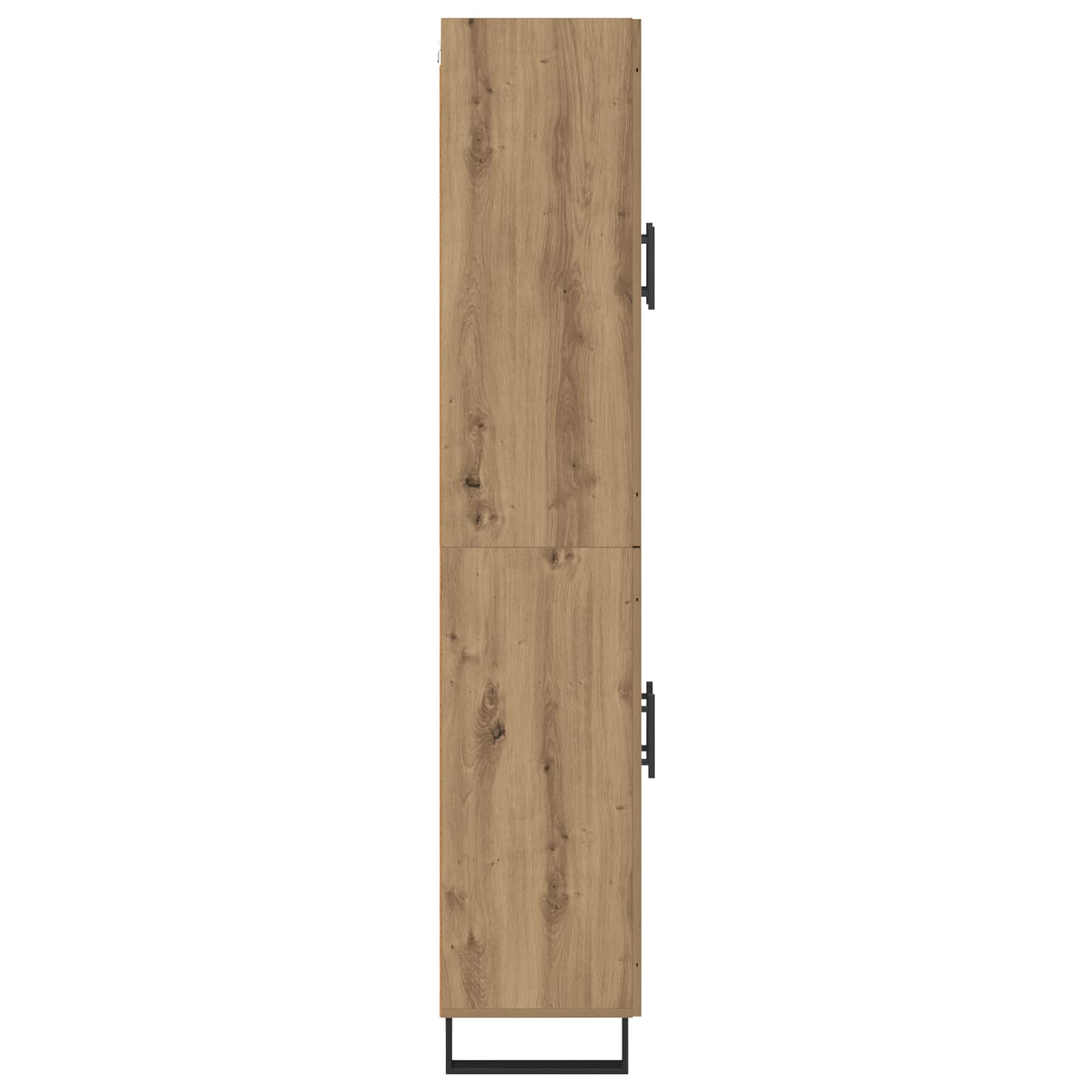Vysoký Bufet 2 Ks Artisanový Dub 69,5 X 34 X 180 Cm